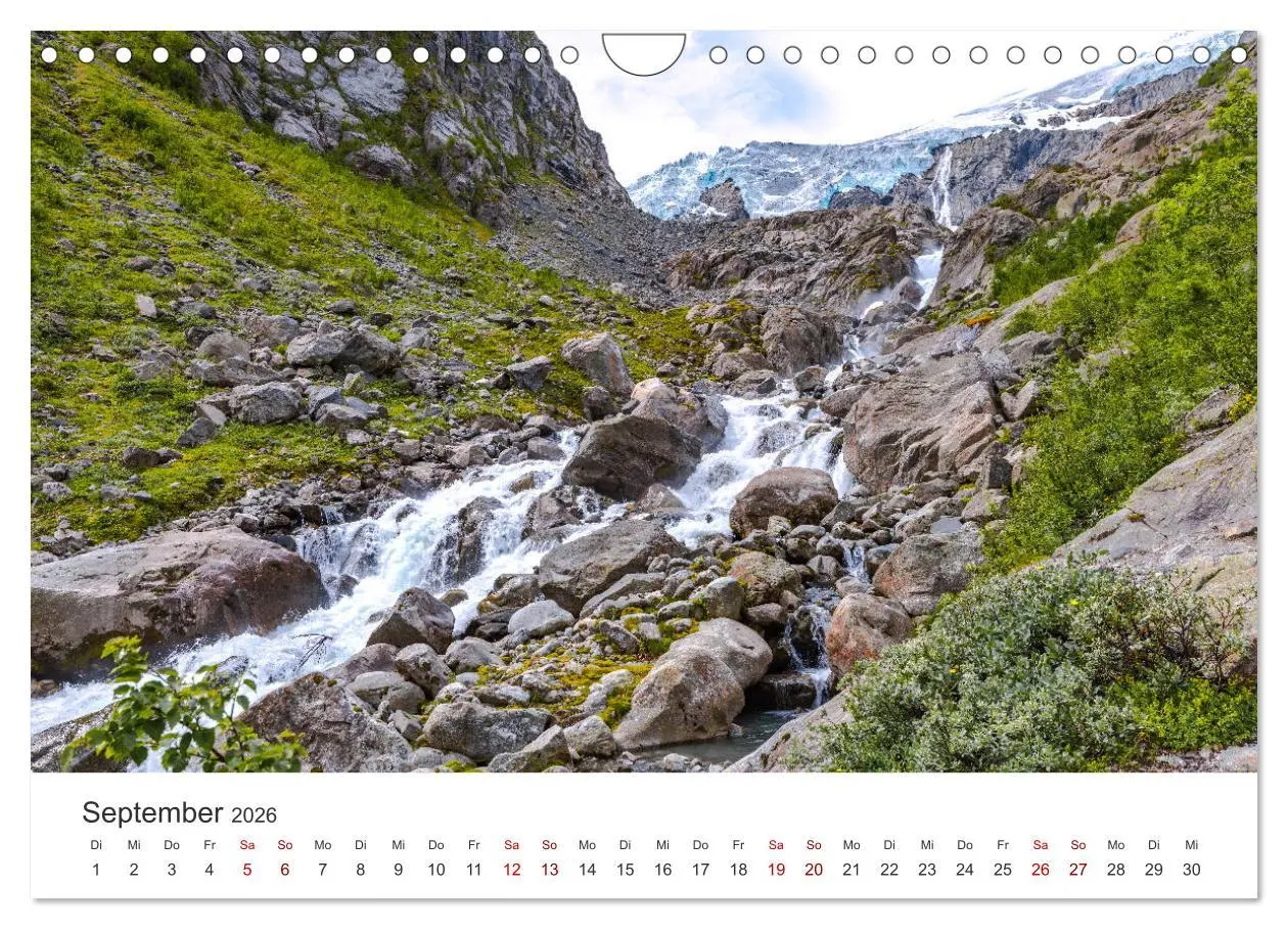 Bild: 9783457928172 | Wasserfälle in Norwegen (Wandkalender 2026 DIN A4 quer), CALVENDO...