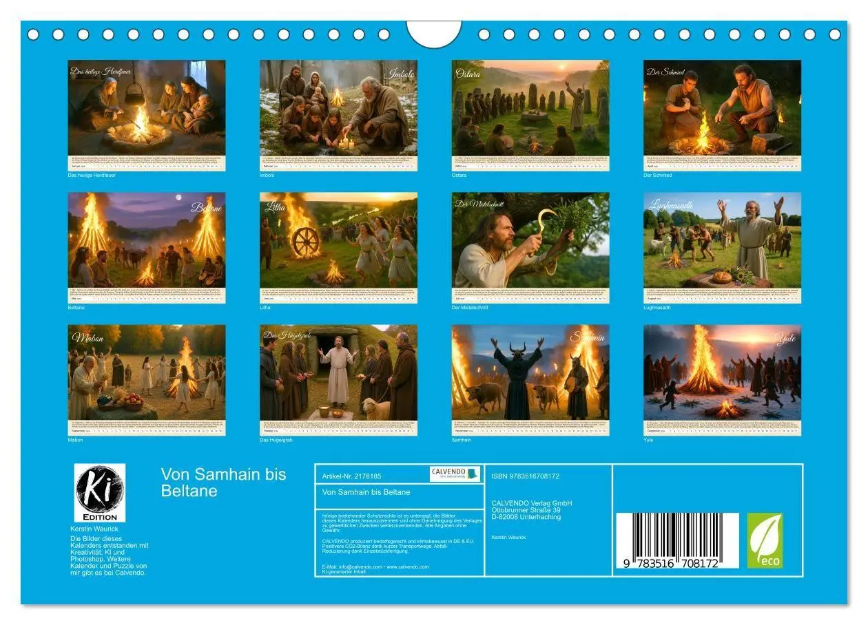 Bild: 9783516708172 | Von Samhain bis Beltane (Wandkalender 2026 DIN A4 quer), CALVENDO...