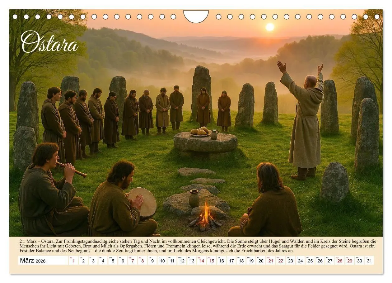 Bild: 9783516708172 | Von Samhain bis Beltane (Wandkalender 2026 DIN A4 quer), CALVENDO...
