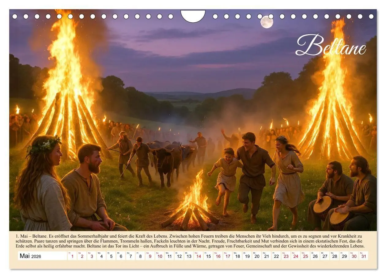 Bild: 9783516708172 | Von Samhain bis Beltane (Wandkalender 2026 DIN A4 quer), CALVENDO...