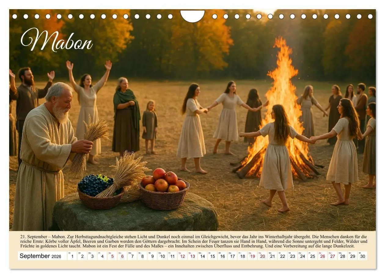 Bild: 9783516708172 | Von Samhain bis Beltane (Wandkalender 2026 DIN A4 quer), CALVENDO...