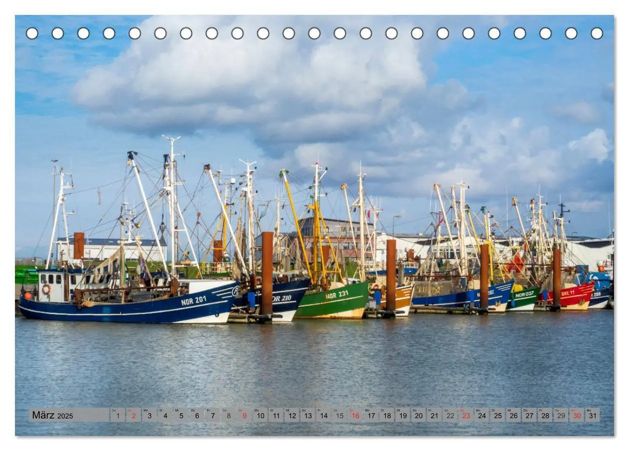 Bild: 9783435068272 | NORDDEICH-LIEBE (Tischkalender 2025 DIN A5 quer), CALVENDO...