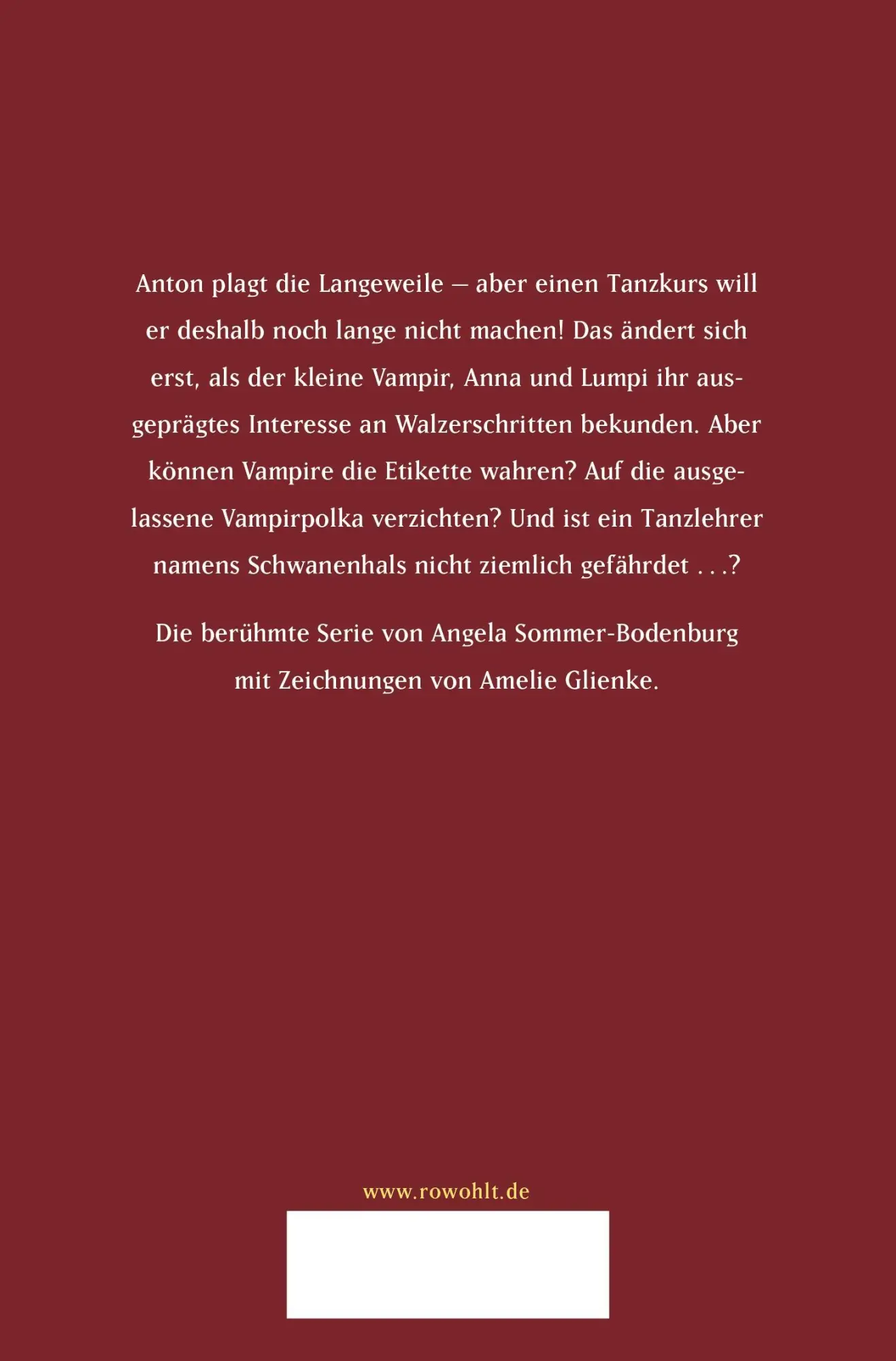 Rückseite: 9783733508272 | Der kleine Vampir und die Tanzstunde | Angela Sommer-Bodenburg | Buch