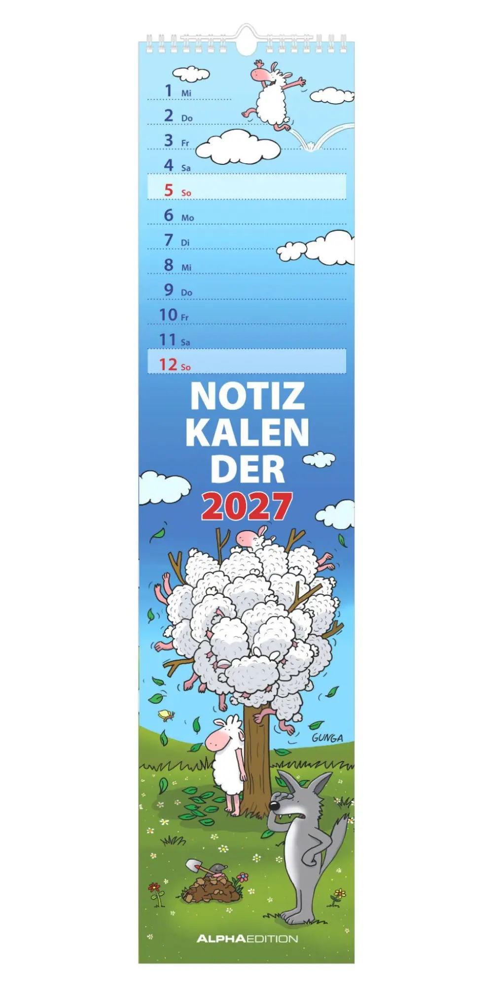 Cover: 4069095018372 | Notizkalender HUMOR 2027 | Neumann Verlage GmbH &amp; Co KG | Kalender