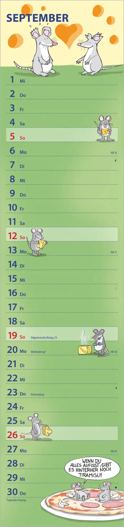 Bild: 4069095018372 | Notizkalender HUMOR 2027 | Neumann Verlage GmbH &amp; Co KG | Kalender
