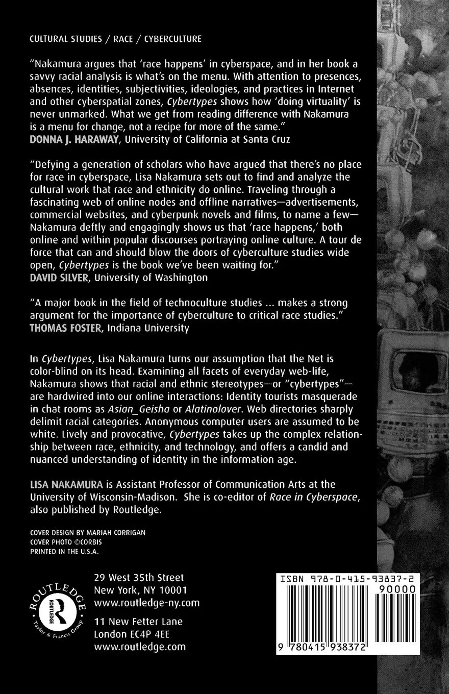 Rückseite: 9780415938372 | Cybertypes | Race, Ethnicity, and Identity on the Internet | Nakamura