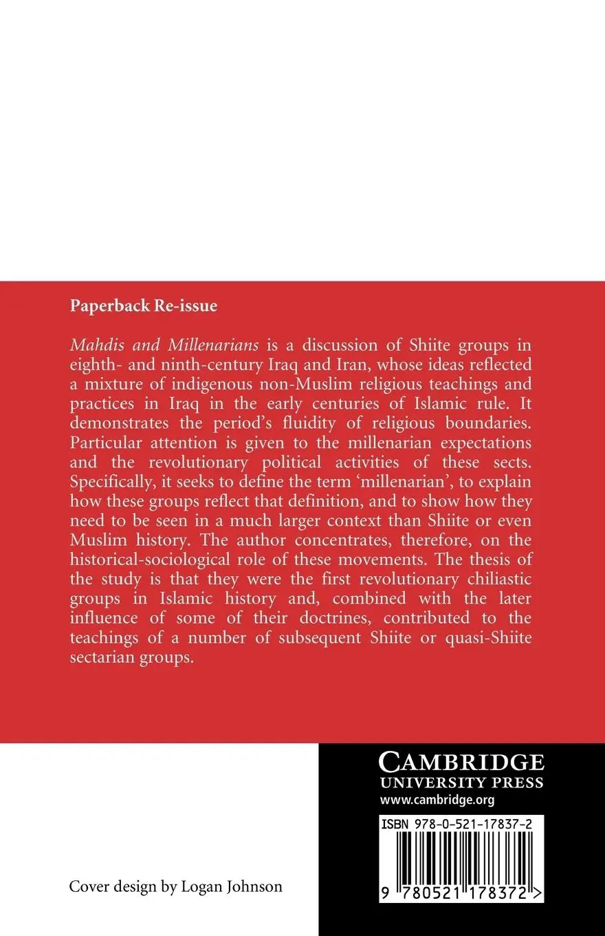 Rückseite: 9780521178372 | Mahdis and Millenarians | Shiite Extremists in Early Muslim Iraq
