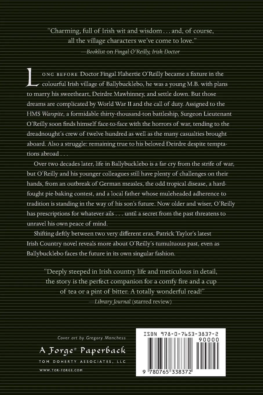 Rückseite: 9780765338372 | Irish Doctor in Peace and at War | Patrick Taylor | Taschenbuch | 2015