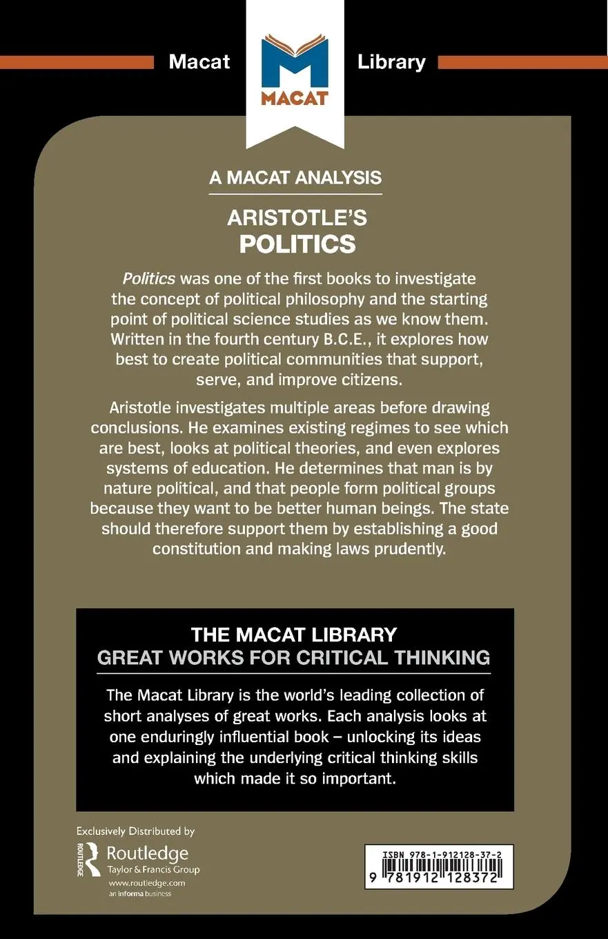 Rückseite: 9781912128372 | An Analysis of Aristotle's Politics | Katherine Berrisford (u. a.)