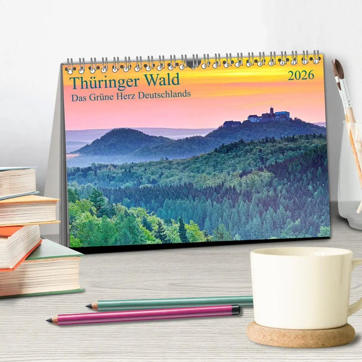 Bild: 9783457768372 | Thüringer Wald Das Grüne Herz Deutschlands (Tischkalender 2026 DIN...