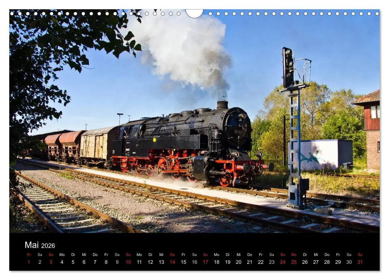 Bild: 9783516168372 | Unterwegs am Bahndamm (Wandkalender 2026 DIN A3 quer), CALVENDO...