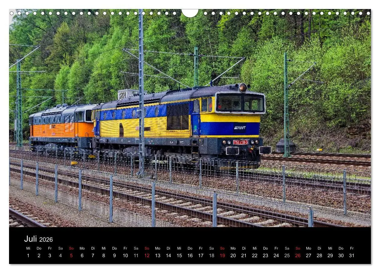 Bild: 9783516168372 | Unterwegs am Bahndamm (Wandkalender 2026 DIN A3 quer), CALVENDO...