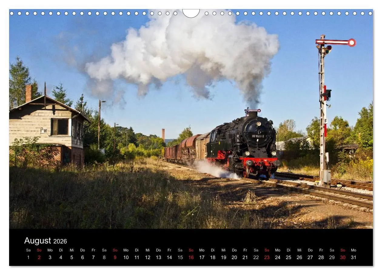 Bild: 9783516168372 | Unterwegs am Bahndamm (Wandkalender 2026 DIN A3 quer), CALVENDO...