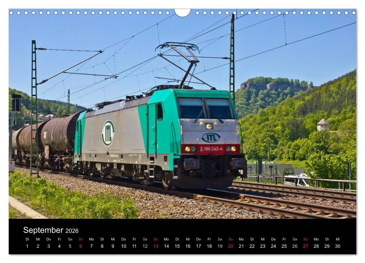 Bild: 9783516168372 | Unterwegs am Bahndamm (Wandkalender 2026 DIN A3 quer), CALVENDO...