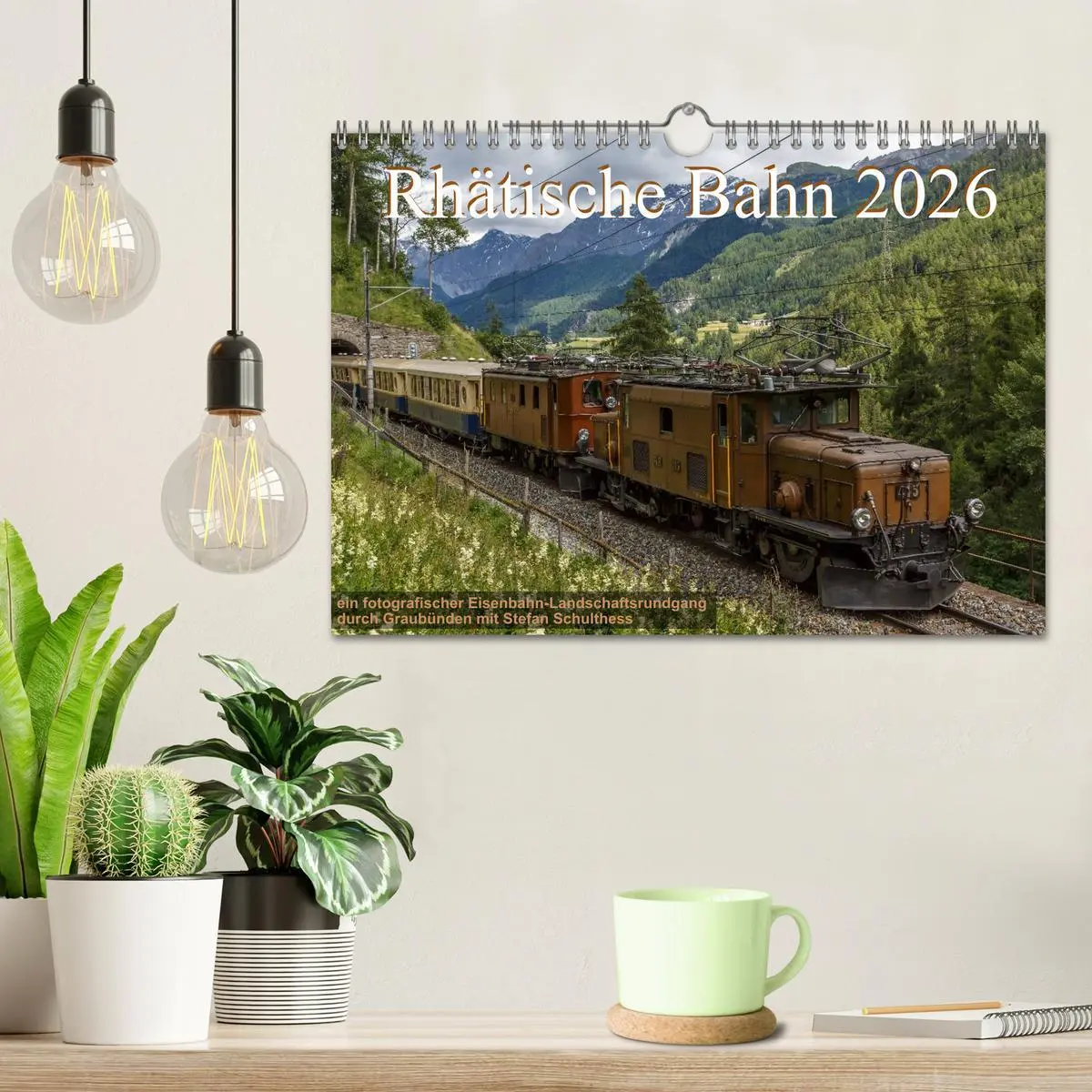 Bild: 9783516238372 | Rhätische Bahn 2026 (Wandkalender 2026 DIN A4 quer), CALVENDO...