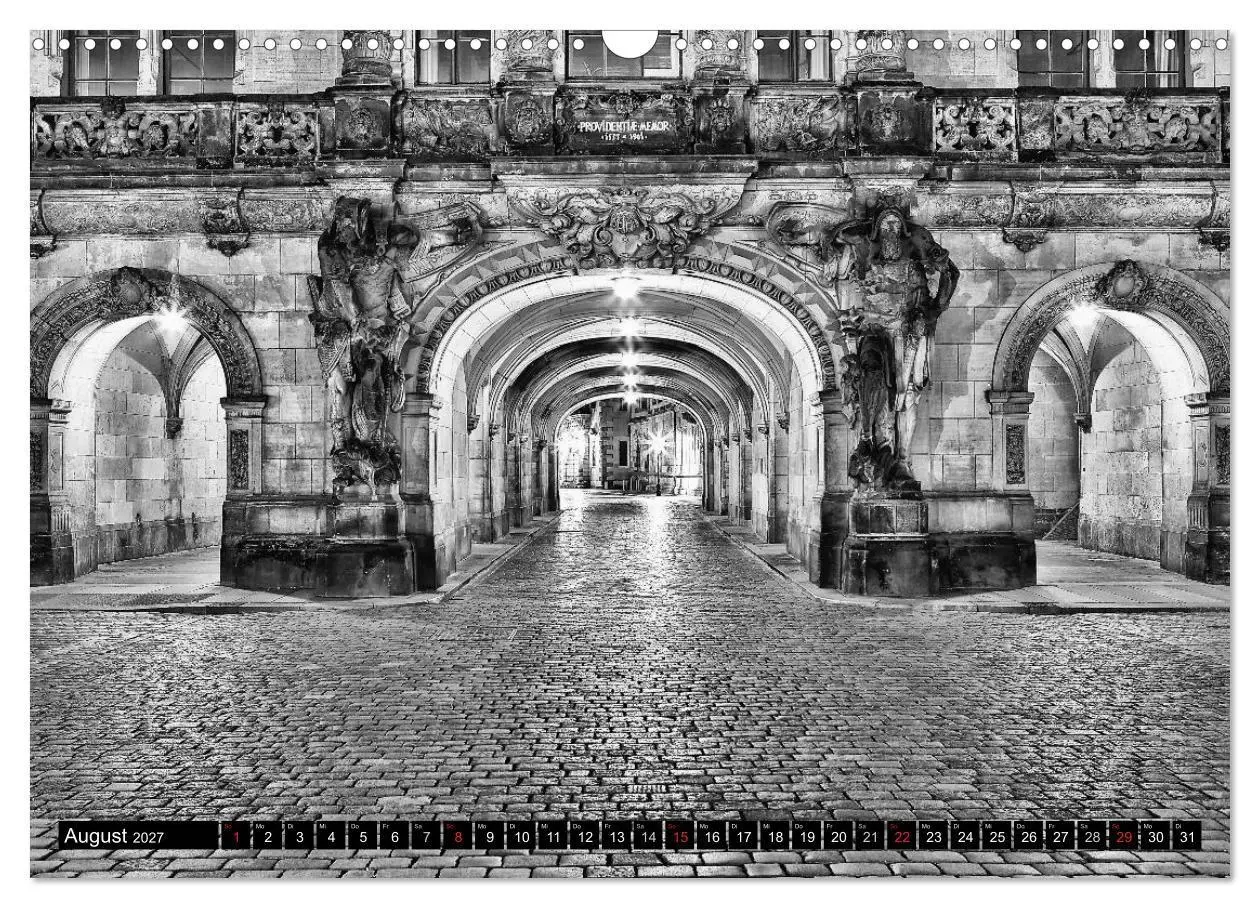 Bild: 9783594148372 | Dresden Faszination Schwarz Weiss (Wandkalender 2027 DIN A3 quer),...