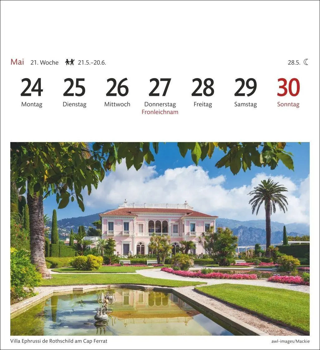 Bild: 9783840038372 | Provence Sehnsuchtskalender 2027 - Wochenkalender mit 53 Postkarten