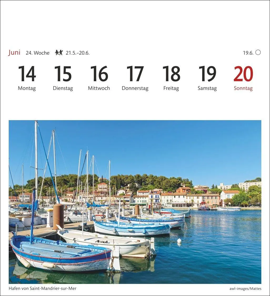 Bild: 9783840038372 | Provence Sehnsuchtskalender 2027 - Wochenkalender mit 53 Postkarten