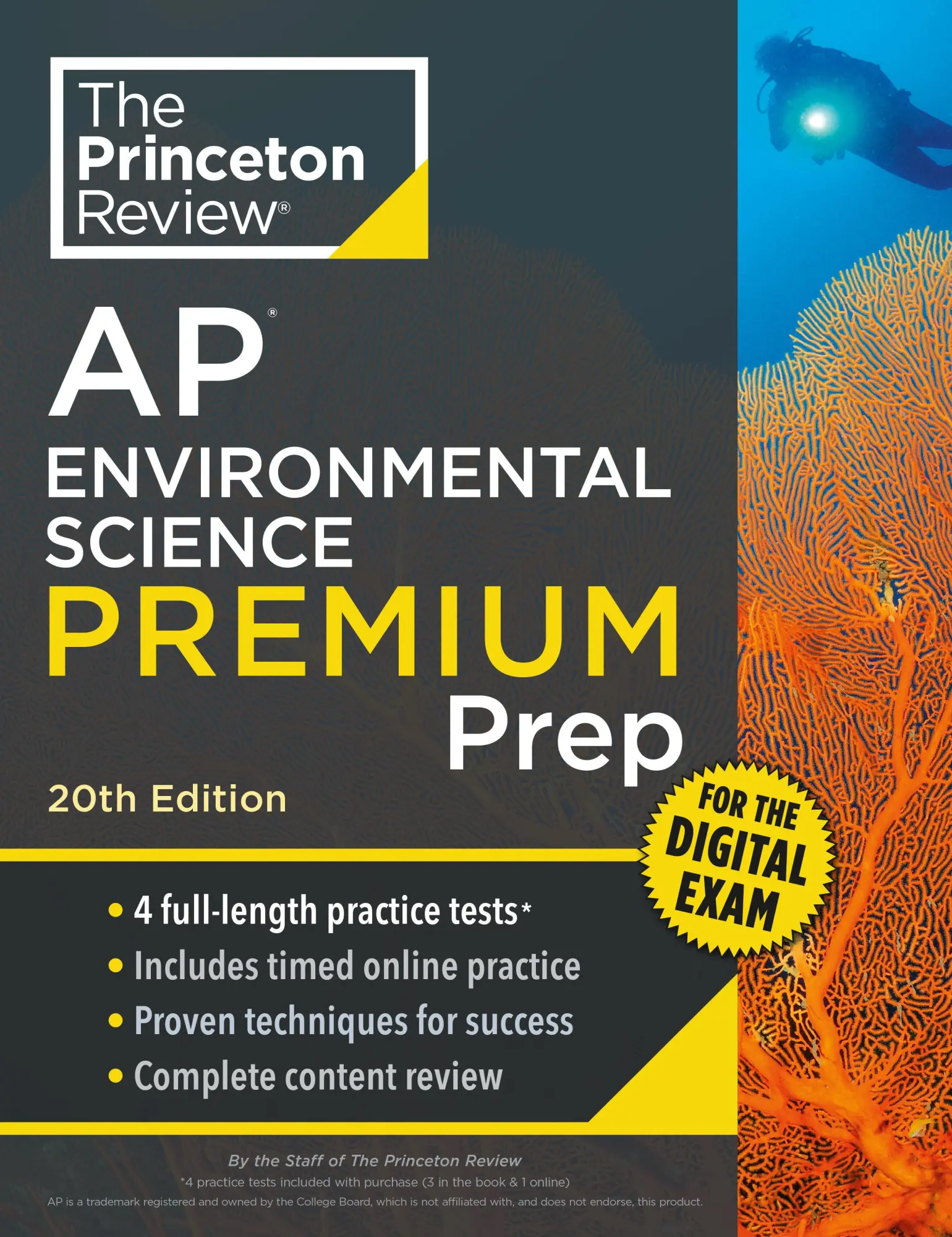 Cover: 9780593518472 | Princeton Review AP Environmental Science Premium Prep, 20th Edition