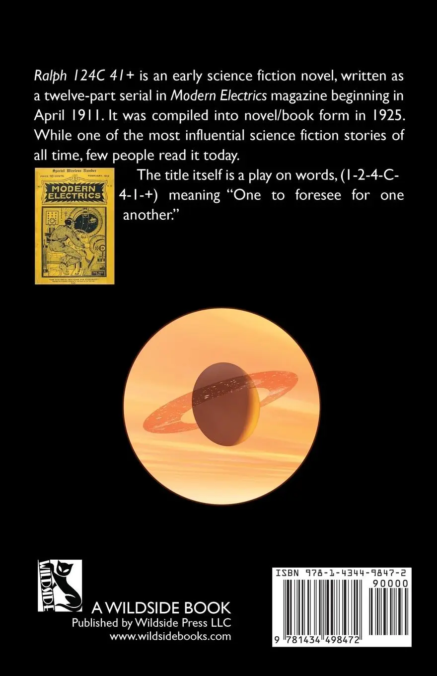 Rückseite: 9781434498472 | Ralph 124c 41+ | Hugo Gernsback | Taschenbuch | Englisch | 2025