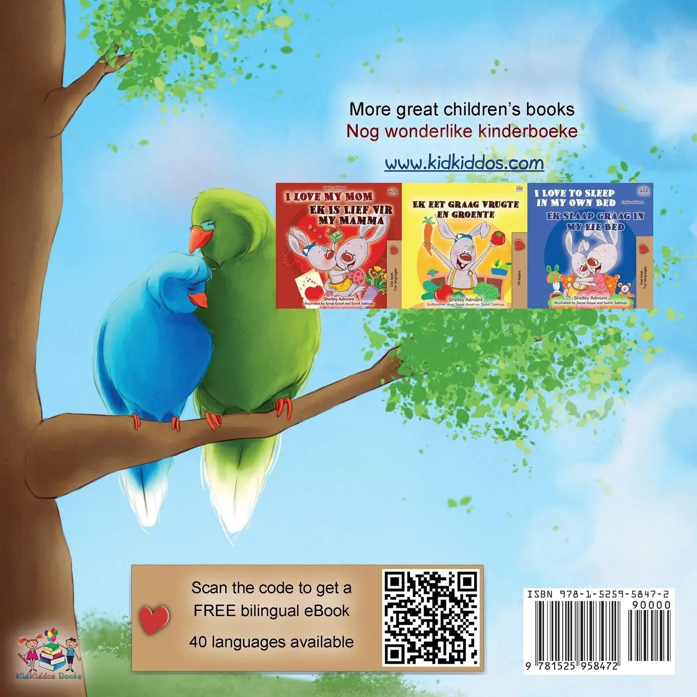 Rückseite: 9781525958472 | Goodnight, My Love! (English Afrikaans Bilingual Children's Book)