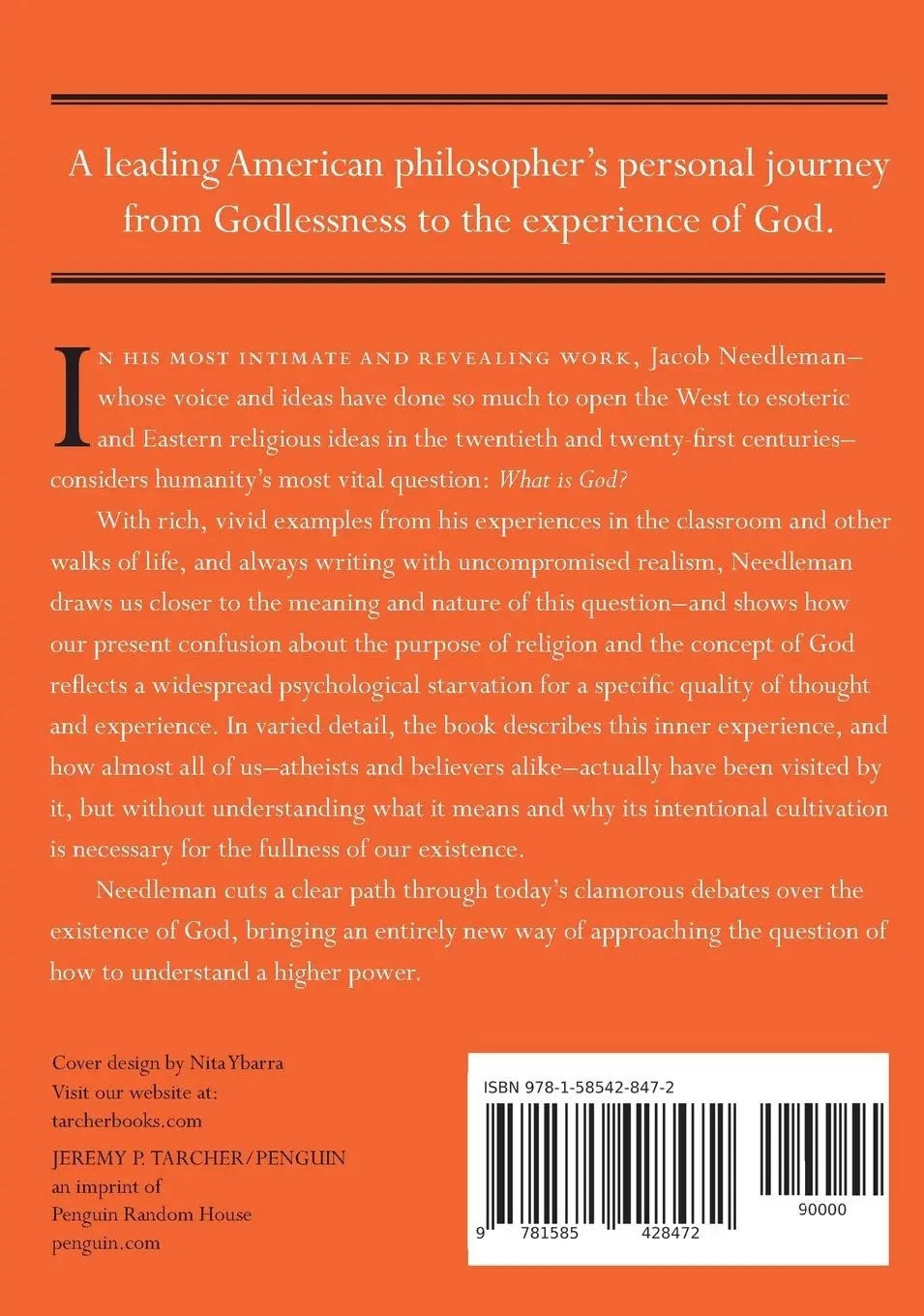 Rückseite: 9781585428472 | What Is God? | Jacob Needleman | Taschenbuch | Englisch | 2010