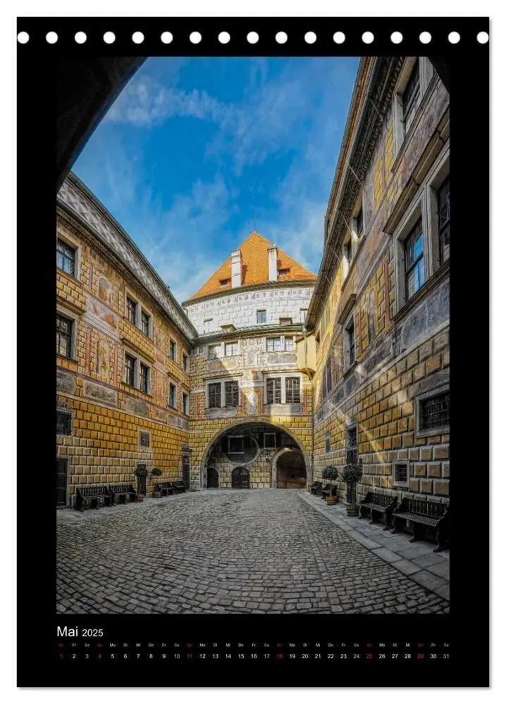 Bild: 9783457068472 | Cesky Krumlov Krumau (Tischkalender 2025 DIN A5 hoch), CALVENDO...