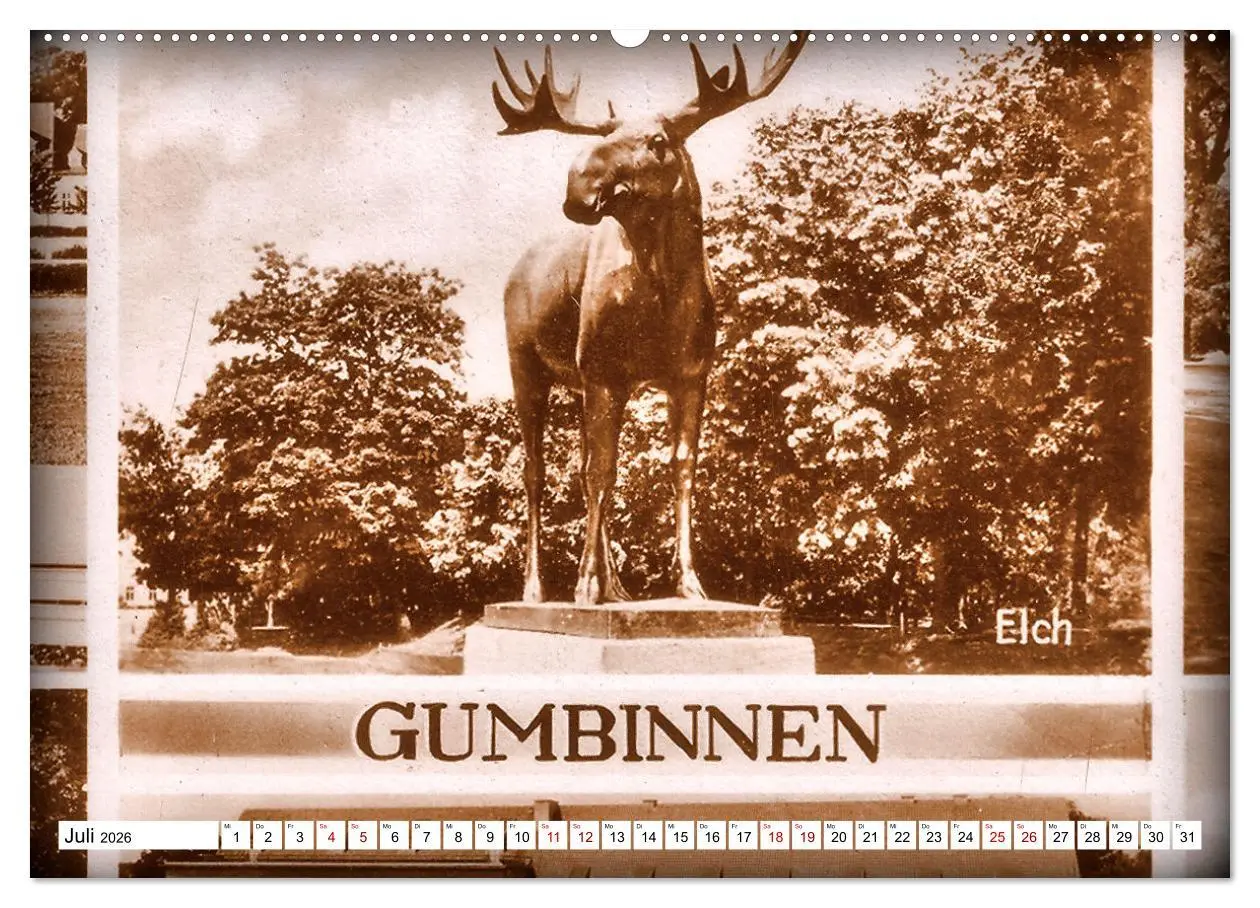 Bild: 9783457448472 | Ostpreußens Elche (hochwertiger Premium Wandkalender 2026 DIN A2...