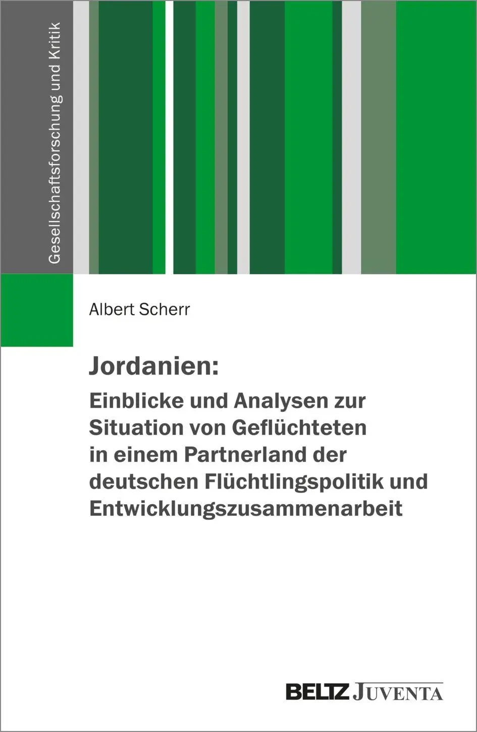 Cover: 9783779988472 | Jordanien: Einblicke und Analysen zur Situation von Geflüchteten in...