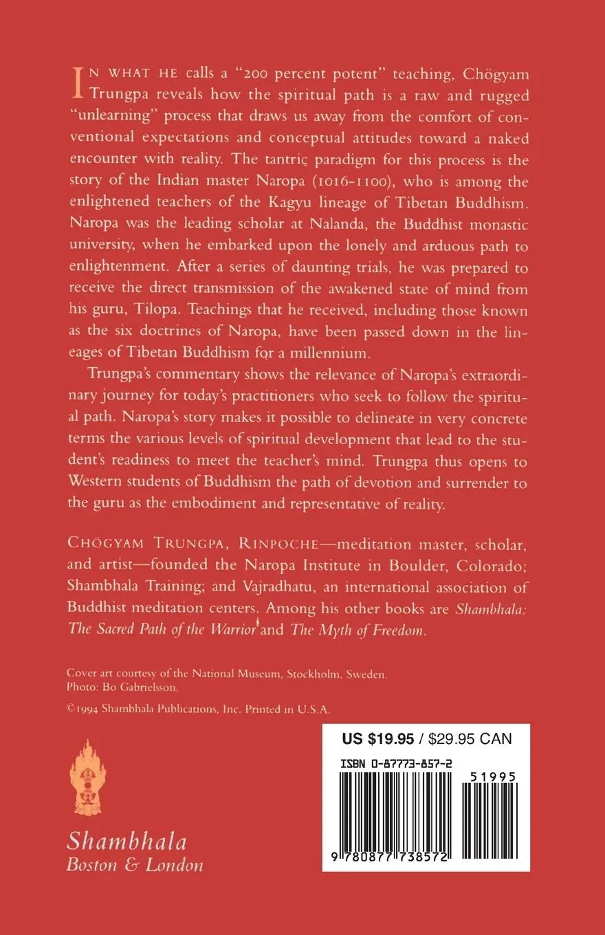 Rückseite: 9780877738572 | Illusion's Game | The Life and Teaching of Naropa | Chogyam Trungpa