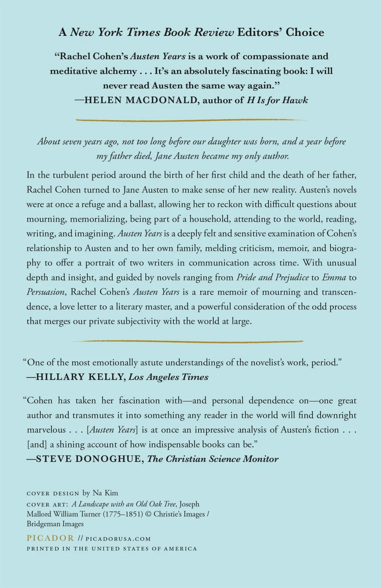 Rückseite: 9781250798572 | Austen Years | Rachel Cohen | Taschenbuch | Kartoniert / Broschiert