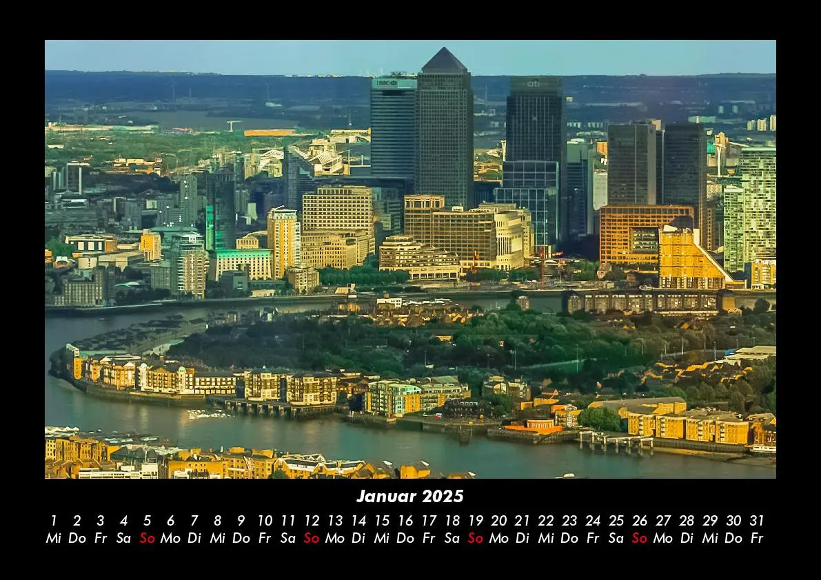 Bild: 9783755978572 | London 2025 Fotokalender DIN A3 | Tobias Becker | Kalender | Kalender