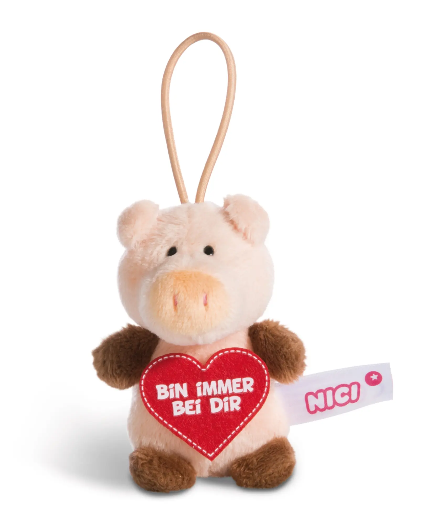 Cover: 4012390448672 | Nici 44867 Kuscheltier Schwein Bin immer bei dir 8cm mit | 44867