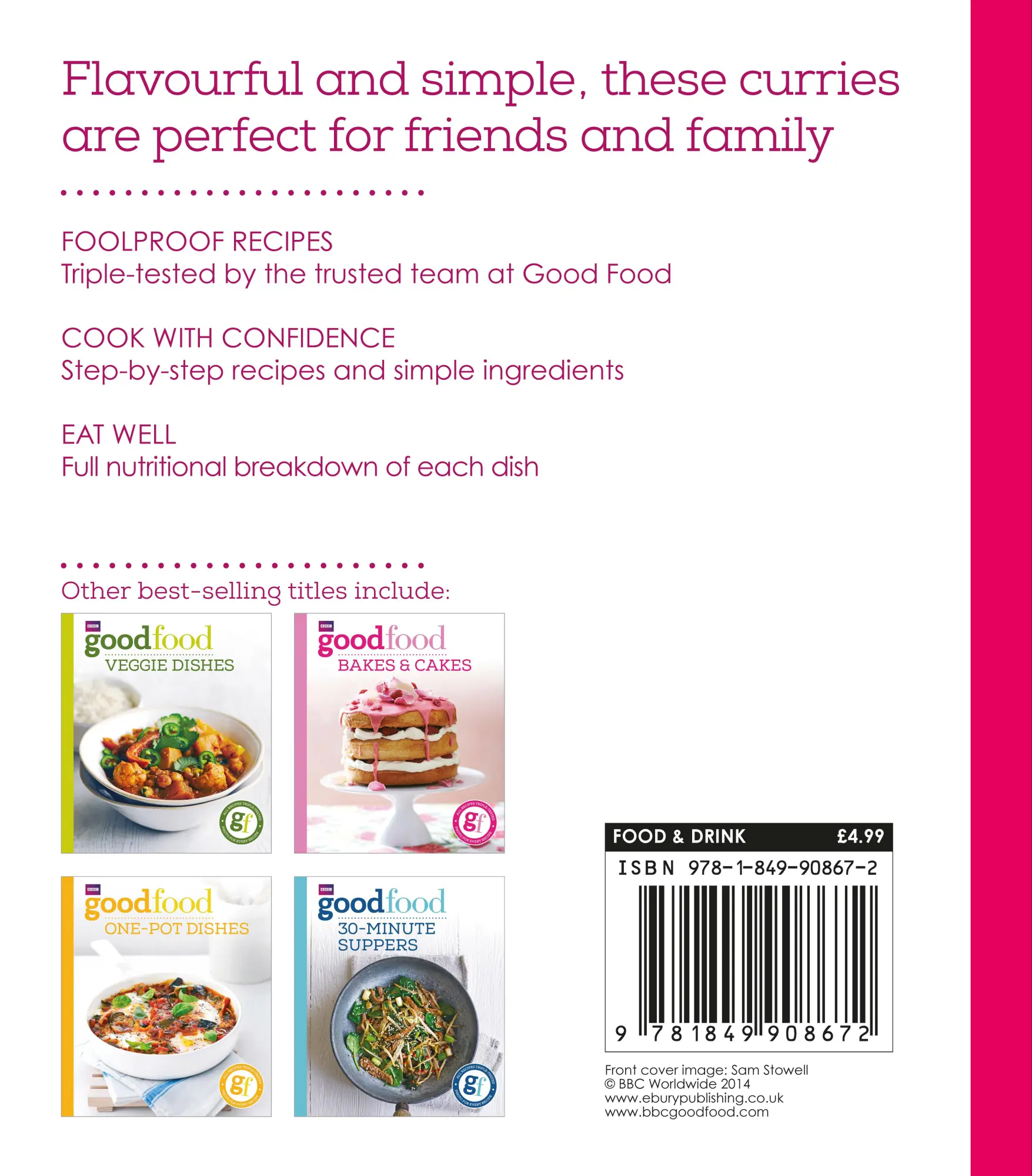 Rückseite: 9781849908672 | Good Food: Best-Ever Curries | Sarah Cook | Taschenbuch | Englisch