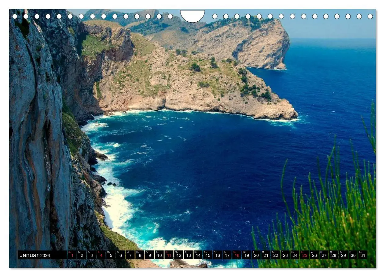 Bild: 9783516208672 | MALLORCA zum VERLIEBEN (Wandkalender 2026 DIN A4 quer), CALVENDO...