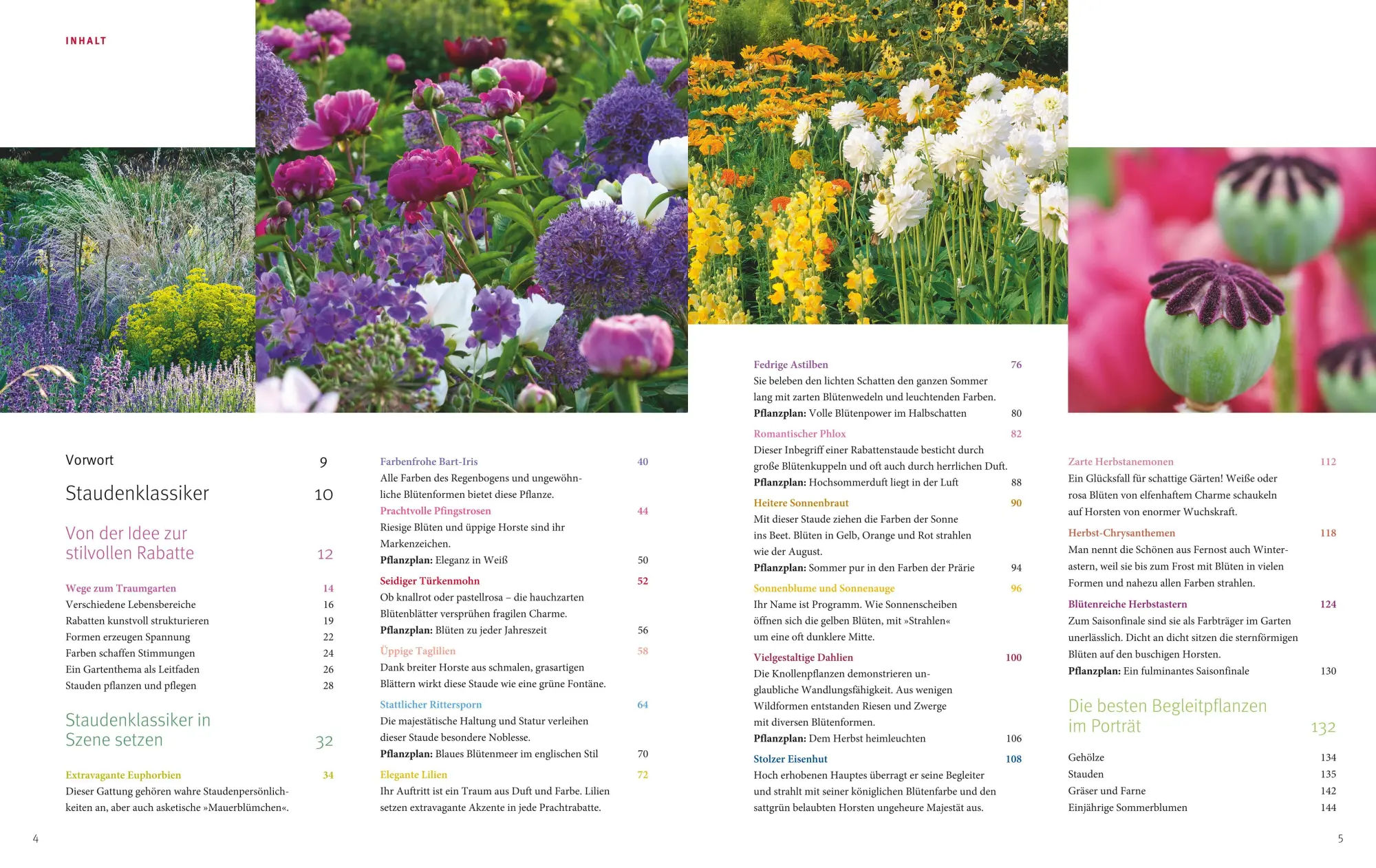 Bild: 9783833868672 | Ganzjährig attraktive Beete mit Blatt und Blüte | Ute Bauer (u. a.)