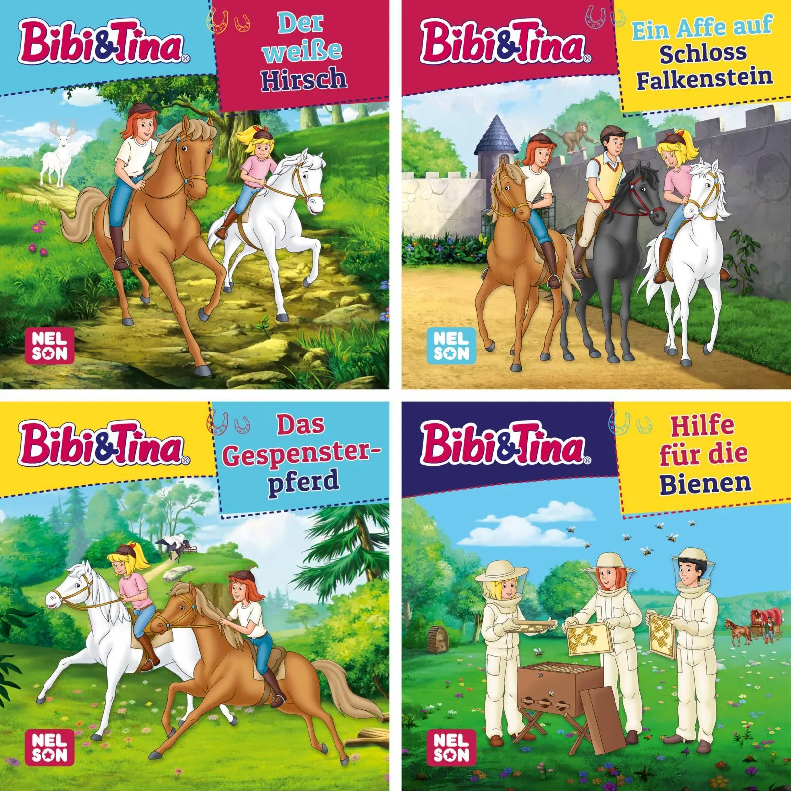 Cover: 9783845128672 | 4er-Set Maxi-Mini 55: Bibi &amp;Tina | Taschenbuch | Nelson Maxi-Mini