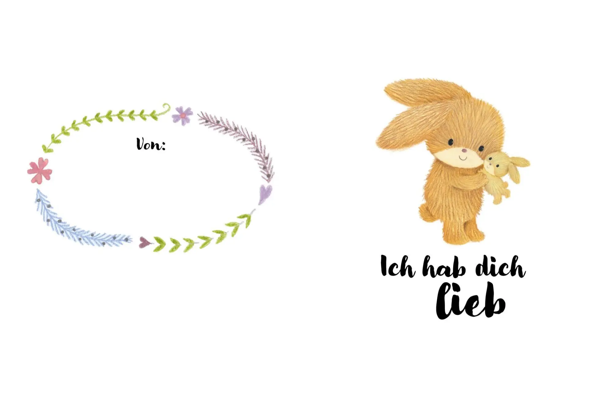 Bild: 9783849948672 | Mein personalisierbares Bilderbuch - Ich hab dich lieb | Verlag | Buch