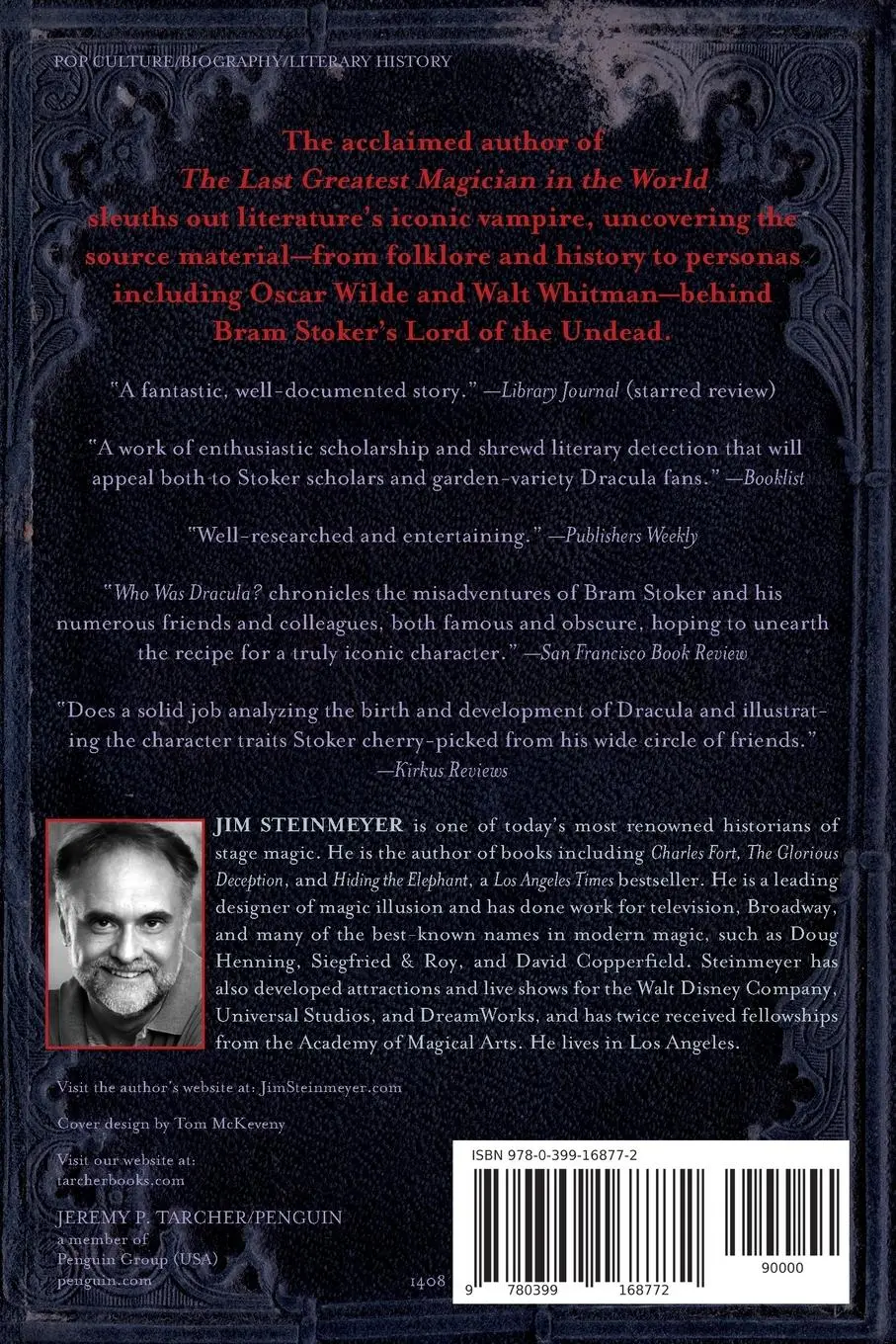 Rückseite: 9780399168772 | Who Was Dracula? | Bram Stoker's Trail of Blood | Jim Steinmeyer