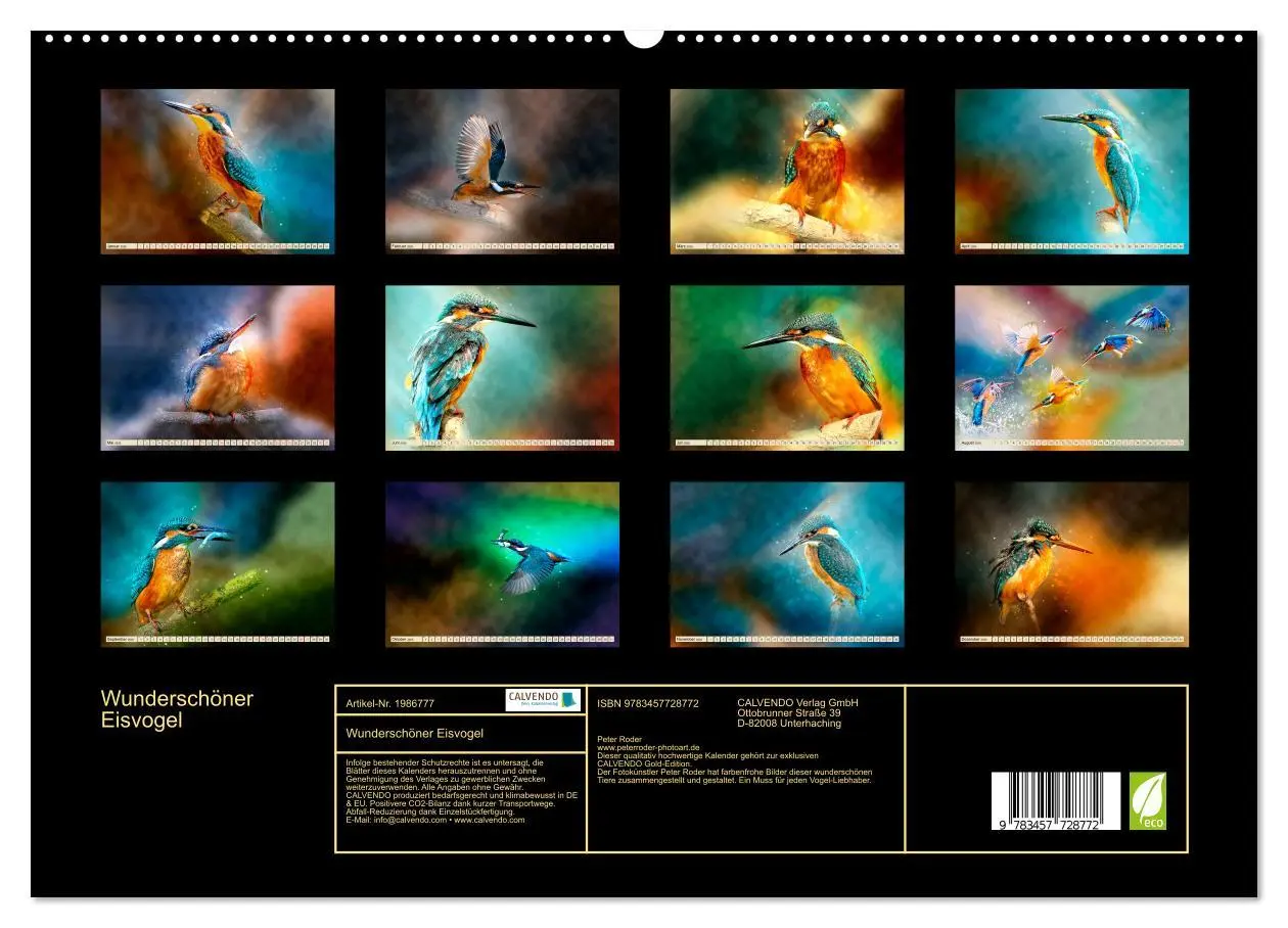 Bild: 9783457728772 | Wunderschöner Eisvogel (hochwertiger Premium Wandkalender 2026 DIN...