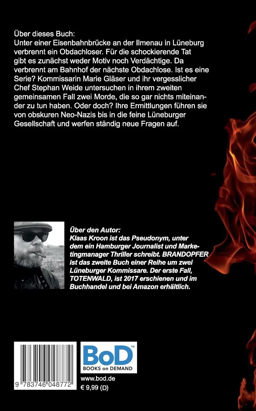 Rückseite: 9783746048772 | Brandopfer | Klaas Kroon | Taschenbuch | 296 S. | Deutsch | 2018