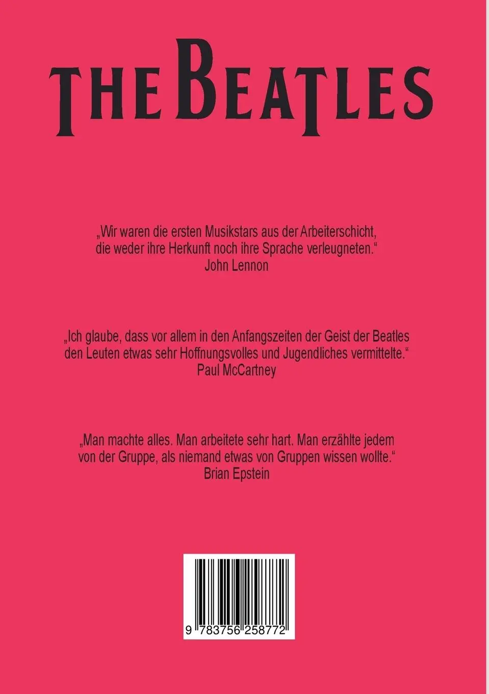 Rückseite: 9783756258772 | The Beatles - Please Please Me | Der Sprung nach oben | Forsblad