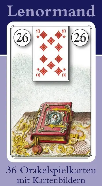 Bild: 9783898758772 | Lenormand Orakelkarten mit Kartenabbildungen | 36 Orakelkarten | Buch
