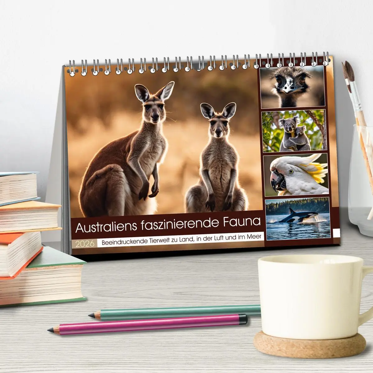 Bild: 9783457408872 | Australiens faszinierende Fauna (Tischkalender 2026 DIN A5 quer),...