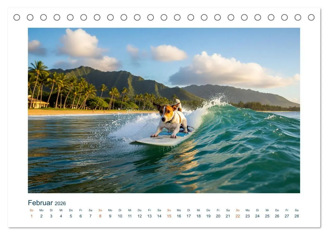 Bild: 9783516668872 | Jack Russel Active (Tischkalender 2026 DIN A5 quer), CALVENDO...