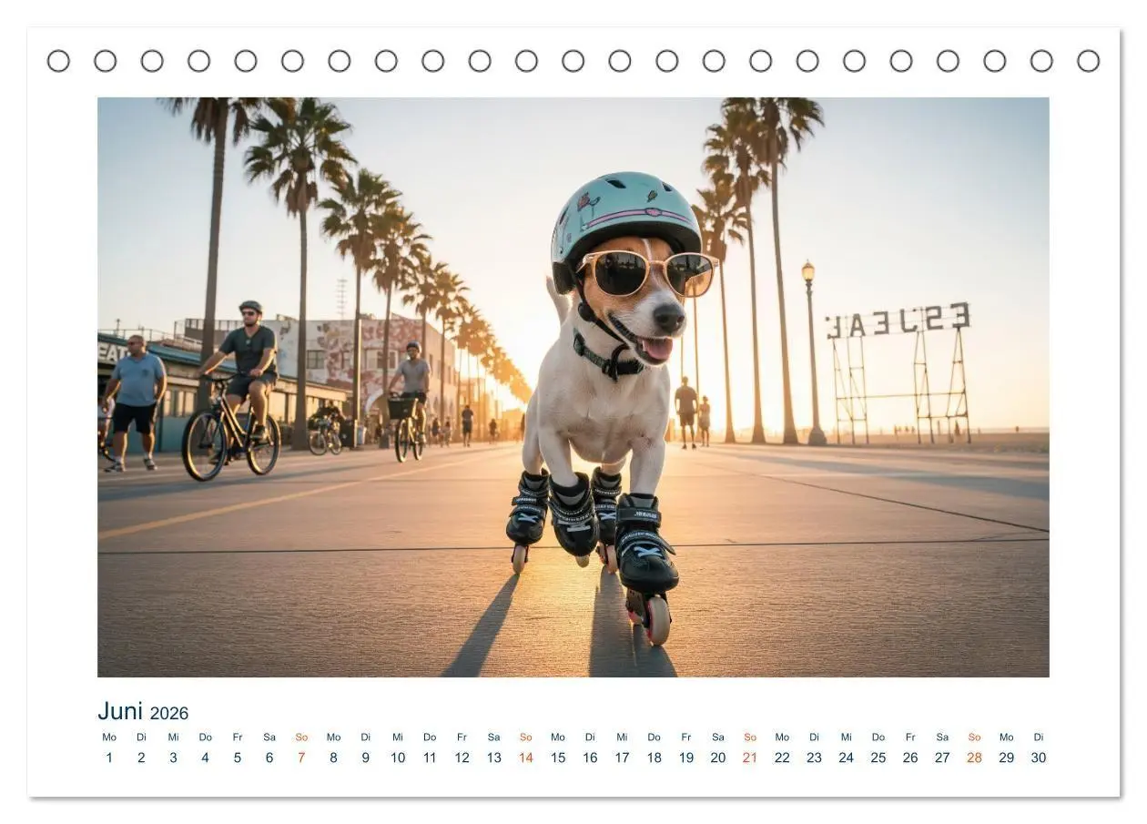 Bild: 9783516668872 | Jack Russel Active (Tischkalender 2026 DIN A5 quer), CALVENDO...