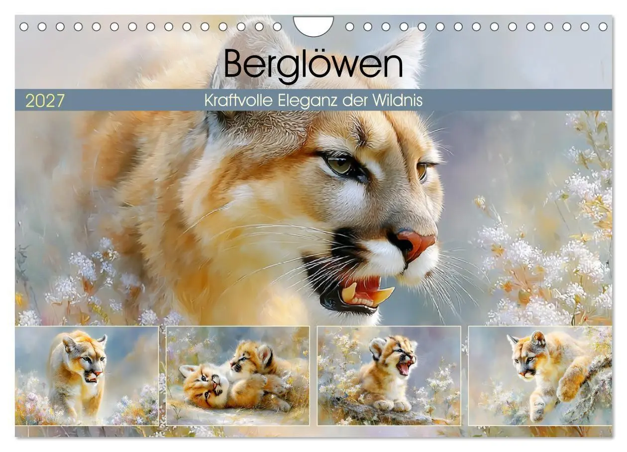 Cover: 9783516808872 | Berglöwen. Kraftvolle Eleganz der Wildnis (Wandkalender 2027 DIN A4...