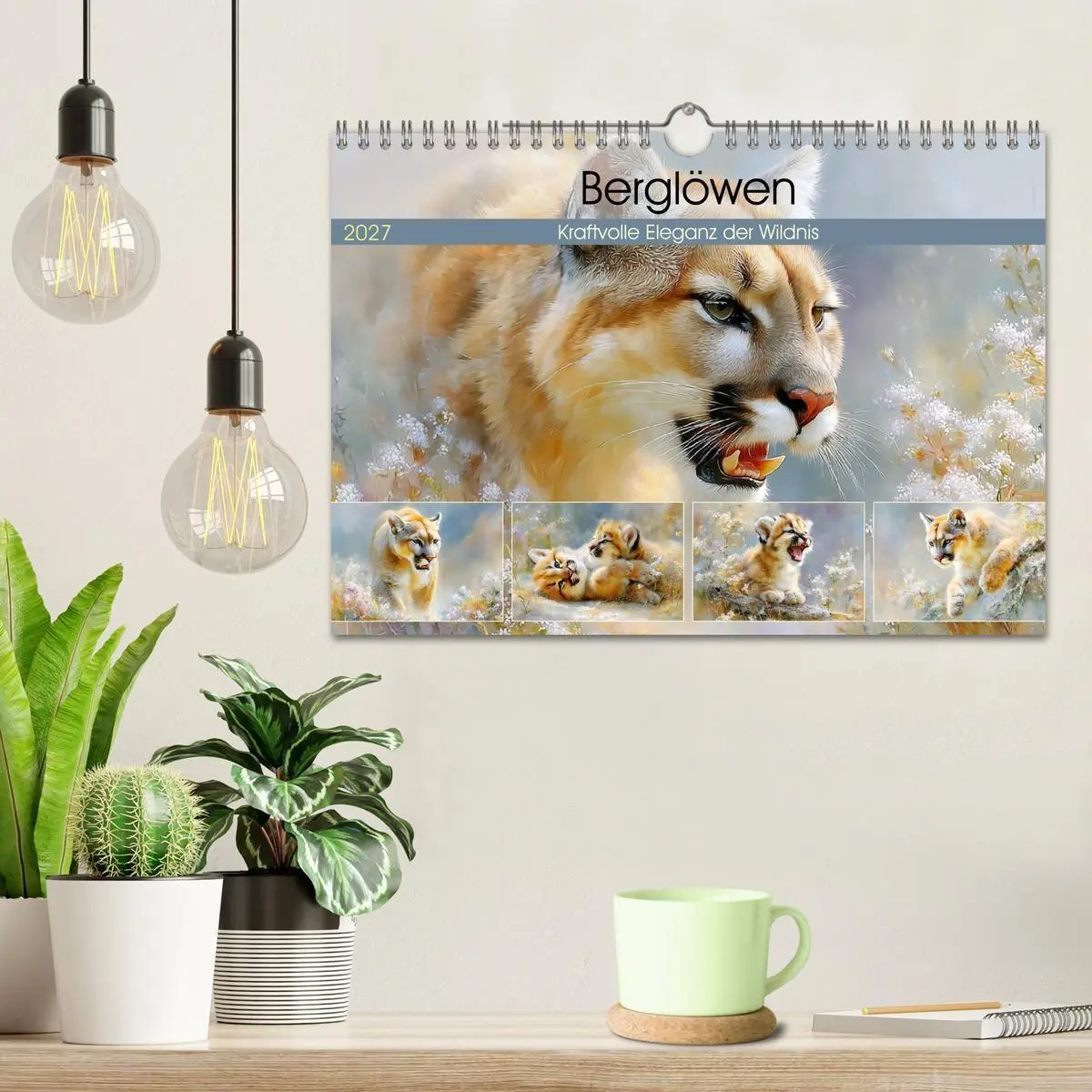 Bild: 9783516808872 | Berglöwen. Kraftvolle Eleganz der Wildnis (Wandkalender 2027 DIN A4...