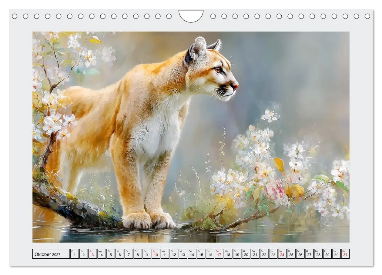 Bild: 9783516808872 | Berglöwen. Kraftvolle Eleganz der Wildnis (Wandkalender 2027 DIN A4...