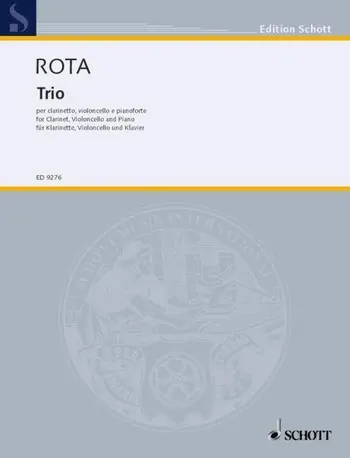 Cover: 9790001128872 | Trio | Nino Rota | Buch | 68 S. | Deutsch | 2002 | Schott Music